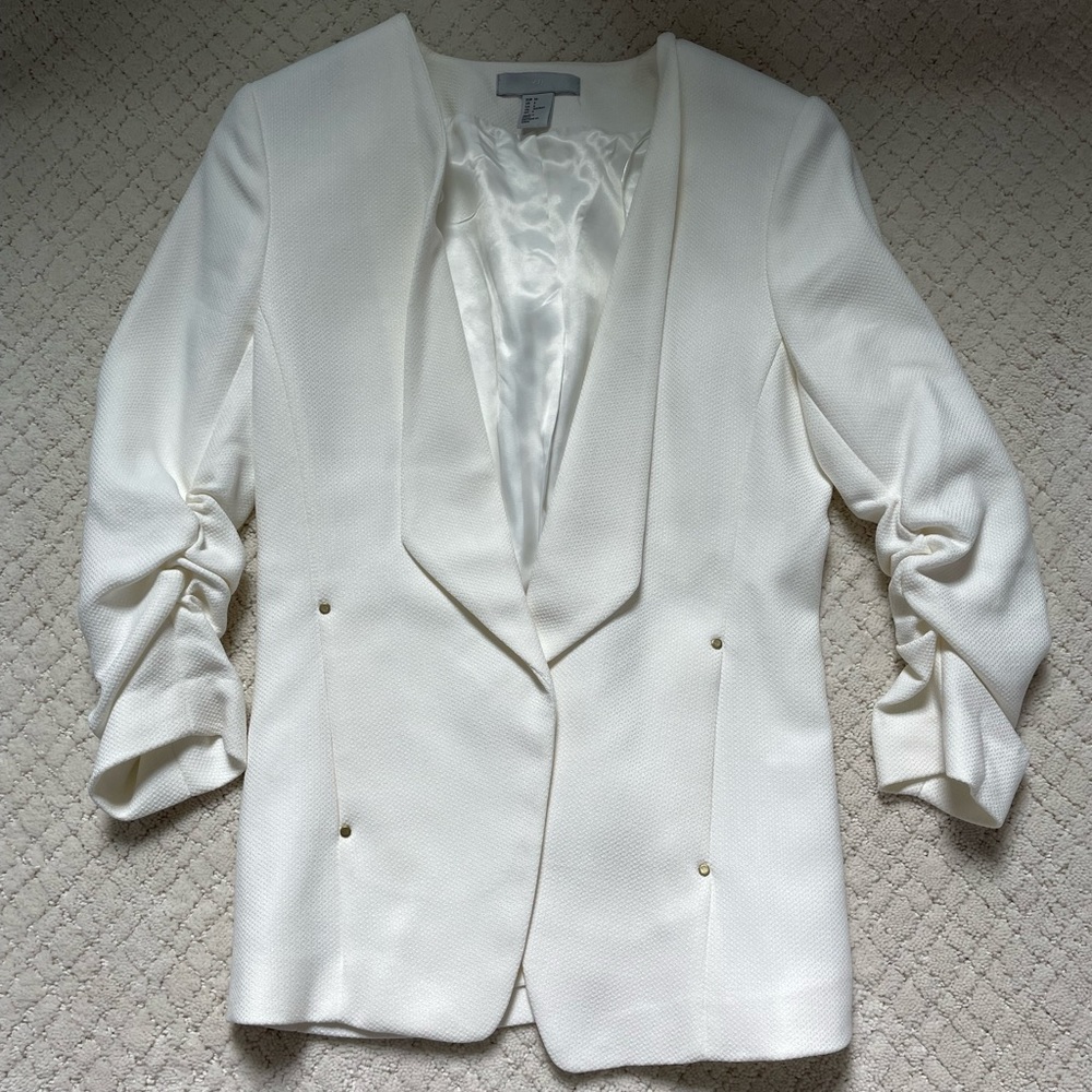 H&M White Blazer